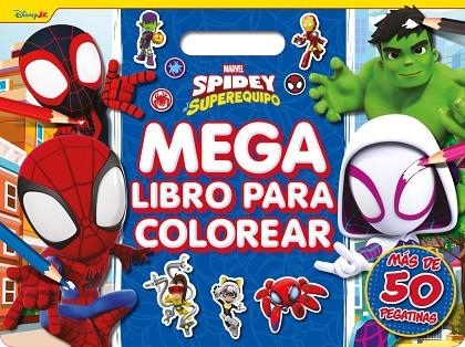 SPIDEY Y SU SUPEREQUIPO. MEGALIBRO PARA COLOREAR | 9788410362321 | , MARVEL | Llibreria La Gralla | Librería online de Granollers
