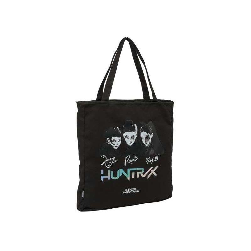 BOSSA SAFTA K-POP TOTE BAG DEMON HUNTERS NEGRA | 8412688647965 | SAF642687777 | Llibreria La Gralla | Librería online de Granollers