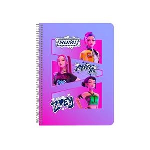 LLIBRETA A5 ESPIRAL K-POP DEMON HUNTERS | 8412688651733 | SAF542660065 | Llibreria La Gralla | Librería online de Granollers