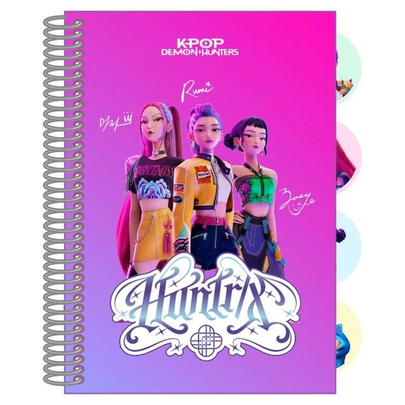 LLIBRETA A7 ESPIRAL SAFTA K-POP DEMON HUNTERS | 8412688651771 | 542660075 | Llibreria La Gralla | Librería online de Granollers