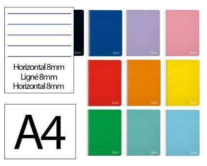 LLIBRETA LIDERPAPEL ESPIRAL CARTRO TD RATLLES | 8423473105201 | BF41 | Llibreria La Gralla | Llibreria online de Granollers