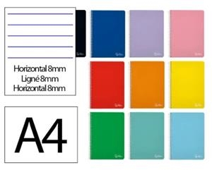 LLIBRETA LIDERPAPEL ESPIRAL CARTRO TD RATLLES | 8423473105201 | BF41 | Llibreria La Gralla | Llibreria online de Granollers