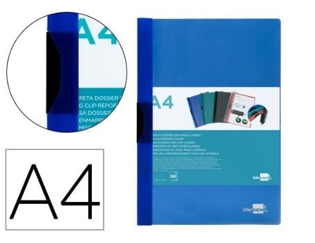 DOSSIER CLIP BEAUTONE 60 FULLS A4 BLAU | 8423473113060 | 11306 | Llibreria La Gralla | Librería online de Granollers