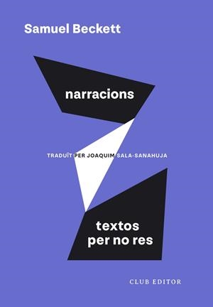 NARRACIONS I TEXTOS PER NO RES | 9788473295055 | BECKETT, SAMUEL | Llibreria La Gralla | Llibreria online de Granollers