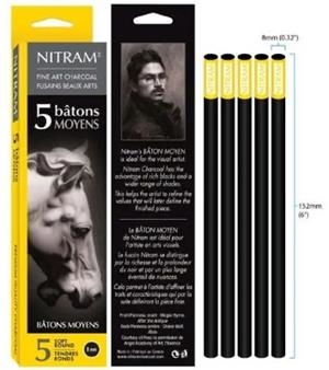 CAIXA CARBONETS NITRAM MITJANS EXTRA SUAUS RODONS 8 MM | 855337003015 | NT700301 | Llibreria La Gralla | Librería online de Granollers