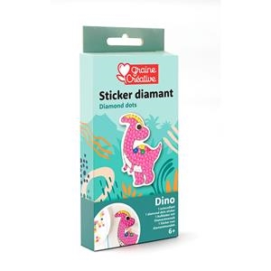 SET MOSAIC AMB DIAMANTS ADHESIUS DINO | 3532437502736 | GRAINE CREATIVE | Llibreria La Gralla | Llibreria online de Granollers
