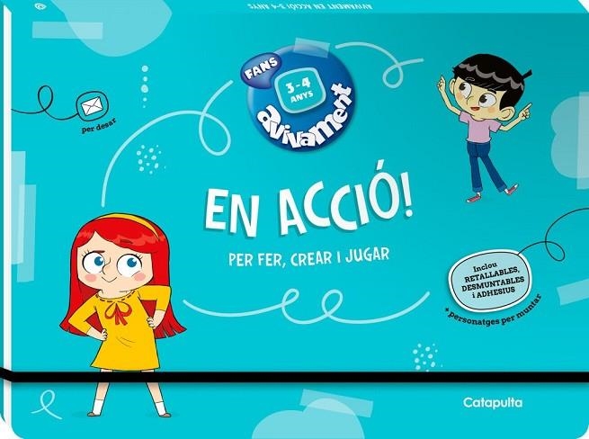 AVIVAMENT EN ACCIÓ! 3-4  ANYS | 9789878153988 | ELS EDITORS DE AVIVAMENT, | Llibreria La Gralla | Librería online de Granollers