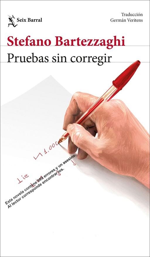 PRUEBAS SIN CORREGIR | 9788432250880 | BARTEZZAGHI, STEFANO | Llibreria La Gralla | Llibreria online de Granollers
