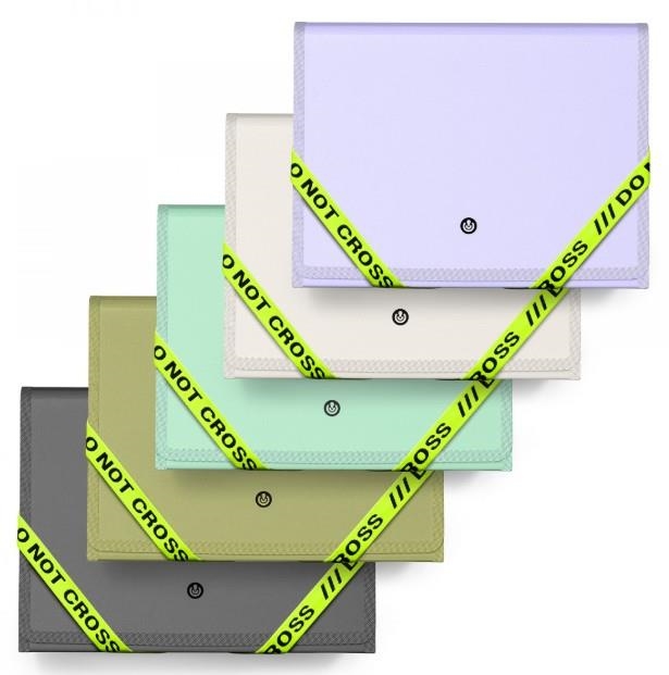 CARPETA CARCHIVO ACORDIÓ PLÀSTIC DO NOT CROSS COLORS | 8422951072370 | Llibreria La Gralla | Llibreria online de Granollers