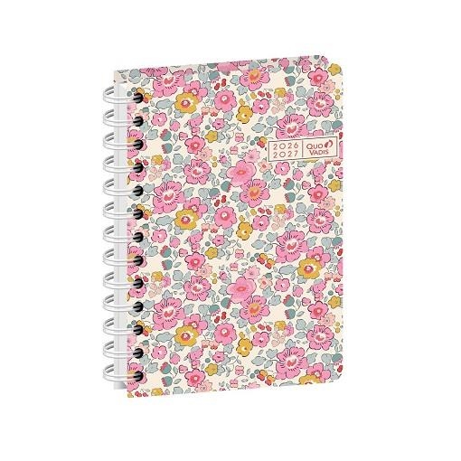 AGENDA ESCOLAR 2026-27 QUO VADIS EGEO LIBERTY 12X17 DP FLORS TD | 3371010545896 | 1282751 | Llibreria La Gralla | Llibreria online de Granollers
