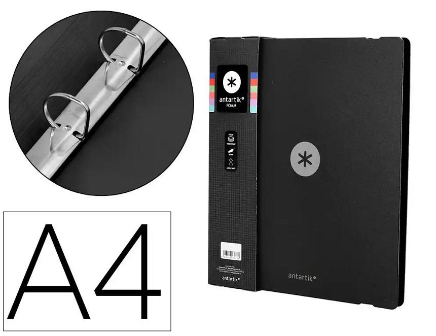CARPETA ANTARTIK FOAM 4 ANELLES 35 MM NEGRE | 8423473136830 | 174529 | Llibreria La Gralla | Llibreria online de Granollers