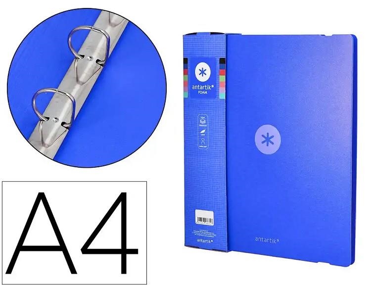 CARPETA ANTARTIK FOAM 4 ANELLES 35 MM BUIDA BLAU | 8423473136793 | 174525 | Llibreria La Gralla | Llibreria online de Granollers