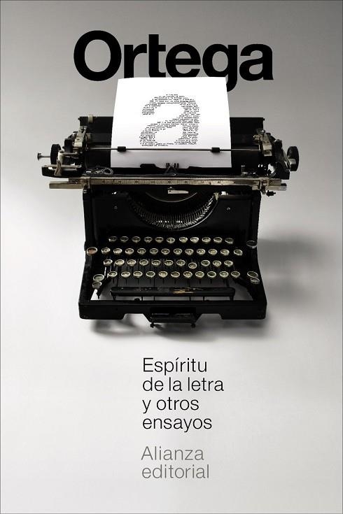 ESPÍRITU DE LA LETRA Y OTROS ENSAYOS | 9791370092771 | ORTEGA Y GASSET, JOSÉ | Llibreria La Gralla | Llibreria online de Granollers