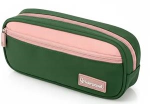 PORTATOT LIDERPAPEL DUO VERD MILITAR DUES CREMALLERES | 8423473094826 | 171457 | Llibreria La Gralla | Librería online de Granollers