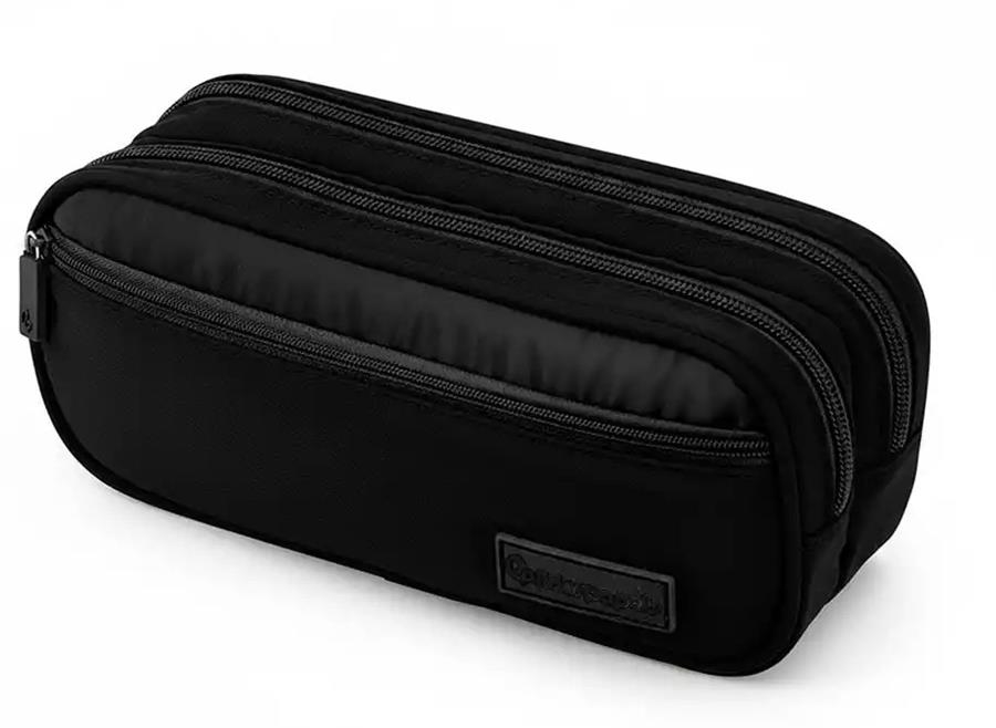 PORTATOT LIDERPAPEL DUO NEGRE TRES CREMALLERES | 8423473094901 | 171465 | Llibreria La Gralla | Librería online de Granollers