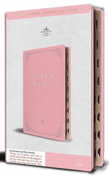 BIBLIA REINA VALERA 1960 SIMIL PIEL ROSADA TAMAÑO MANUAL NOMBRES DE DIOS | 9798890982131 | REINA VALERA REVISADA, REINA VALERA REVISADA | Llibreria La Gralla | Llibreria online de Granollers