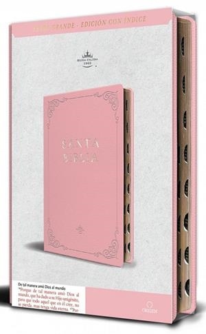 BIBLIA REINA VALERA 1960 SIMIL PIEL ROSADA TAMAÑO MANUAL NOMBRES DE DIOS | 9798890982131 | REINA VALERA REVISADA, REINA VALERA REVISADA | Llibreria La Gralla | Llibreria online de Granollers