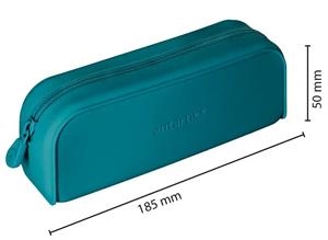 PORTATOT ANTARIK SILICONA RECTANGULAR 1 CREMALLERA BLAU TURQUESA | 8423473094215 | IK39 | Llibreria La Gralla | Librería online de Granollers