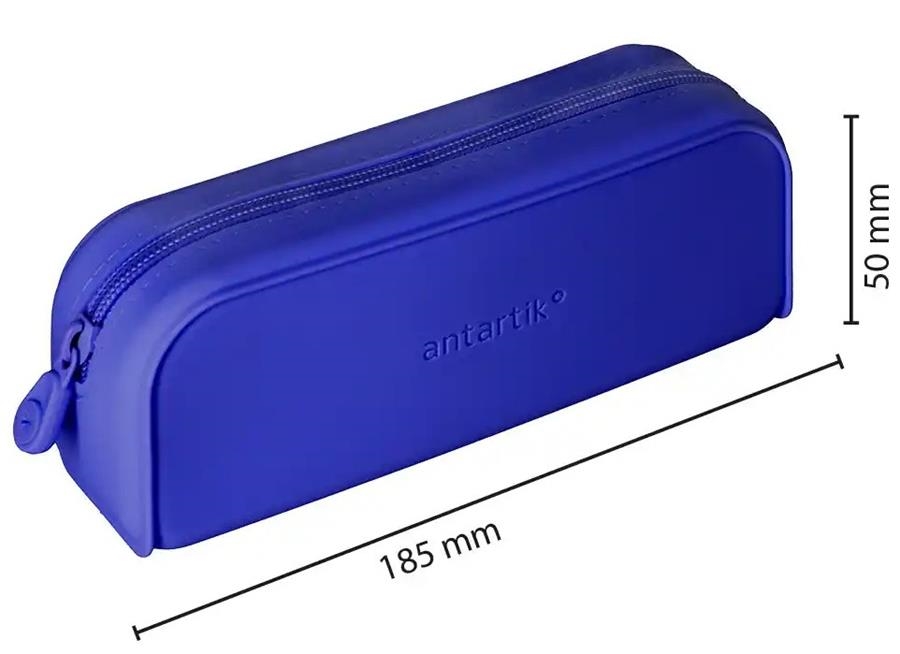 PORTATOT ANTARIK SILICONA RECTANGULAR 1 CREMALLERA BLAU FOSC | 8423473094208 | IK38 | Llibreria La Gralla | Librería online de Granollers