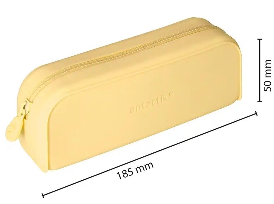 PORTATOT ANTARIK SILICONA RECTANGULAR 1 CREMALLERA GROC | 8423473094239 | IK41 | Llibreria La Gralla | Librería online de Granollers