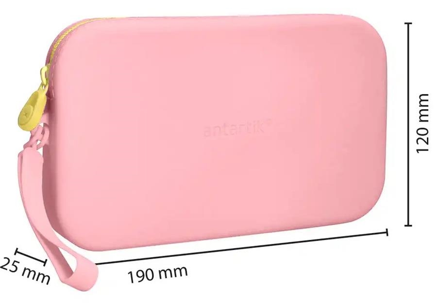 PORTATOT ANTARTIK SILICONA TROPICAL DIVE RECTANGULAR 1 CREMALLERA ROSA | 8423473094345 | IK52 | Llibreria La Gralla | Librería online de Granollers