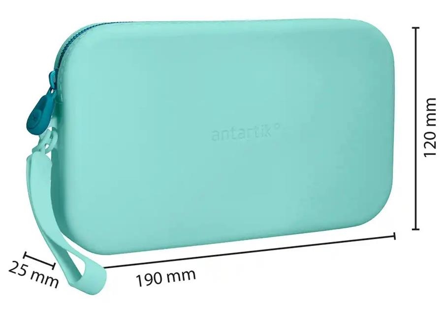 PORTATOT ANTARTIK SILICONA TROPICAL DIVE RECTANGULAR 1 CREMALLERA MENTA | 8423473094314 | IK49 | Llibreria La Gralla | Librería online de Granollers