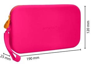 PORTATOT ANTARTIK SILICONA TROPICAL DIVE RECTANGULAR 1 CREMALLERA ROSA FUCSIA | 8423473094369 | IK54 | Llibreria La Gralla | Librería online de Granollers