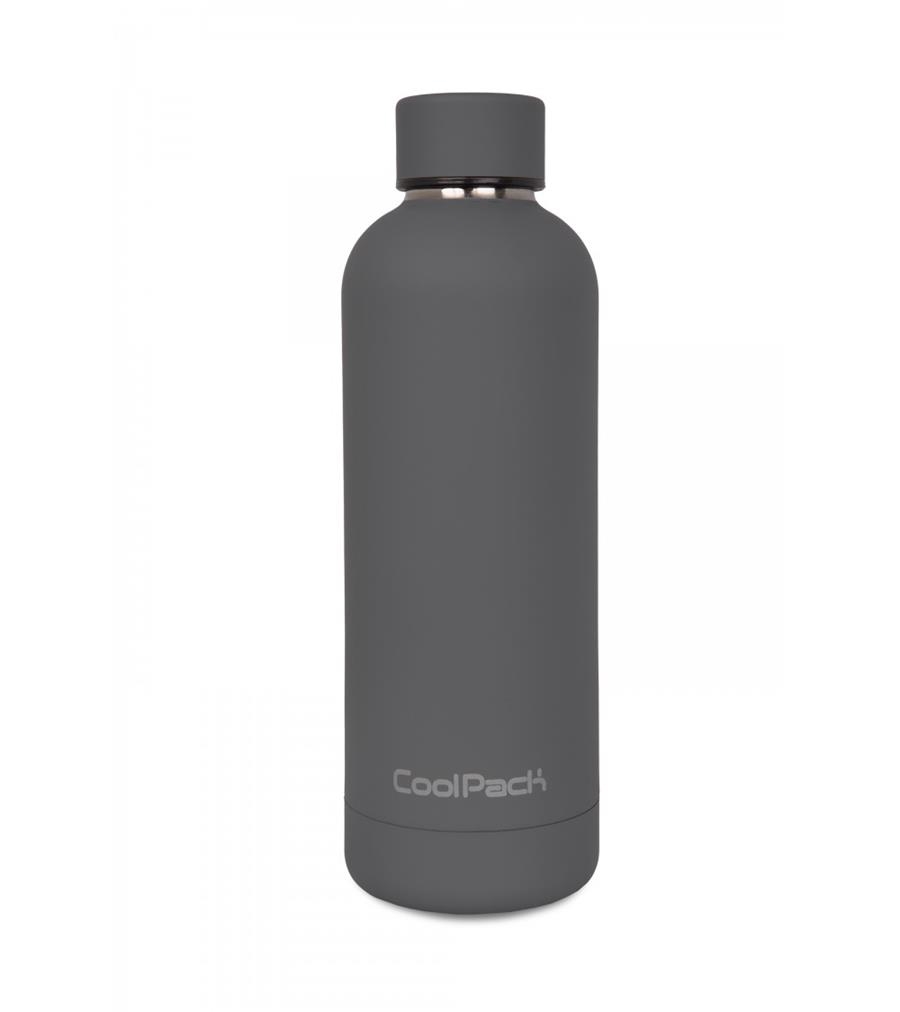 AMPOLLA TERMICA COOLPACK 500ML DARK GREY | 5903686347368 | Z23027 | Llibreria La Gralla | Llibreria online de Granollers