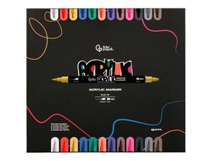 RETOLADORS 12 UN LIDERPAPEL ACRILICS DOBLE PUNTA COLORS VIUS | 8423473093447 | RT72 | Llibreria La Gralla | Llibreria online de Granollers