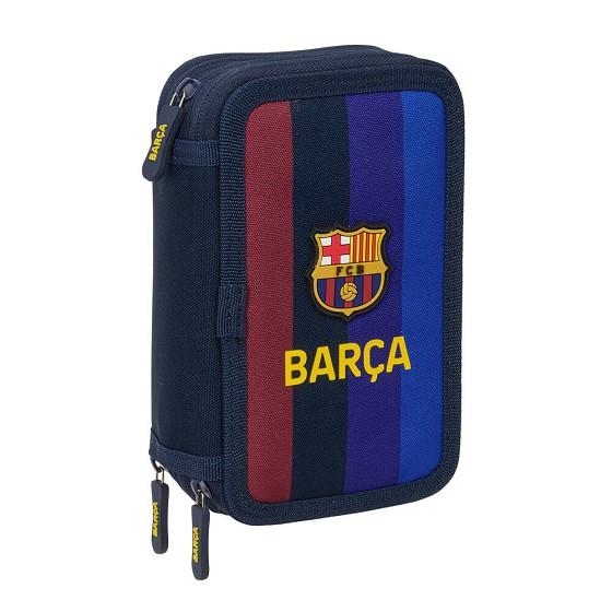 PLUMIER BARÇA TRIPLE BLAU/GRANA | 8412688649495 | SAF412629857 | Llibreria La Gralla | Librería online de Granollers