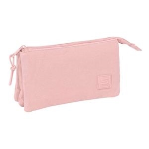 PORTATOT TRIPLE SAFTA BASIC ROSA | 8412688632060 | 842639744 | Llibreria La Gralla | Llibreria online de Granollers
