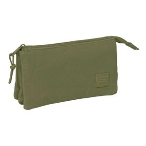 PORTATOT TRIPLE SAFTA BASIC VERD | 8412688632039 | 842636744 | Llibreria La Gralla | Llibreria online de Granollers