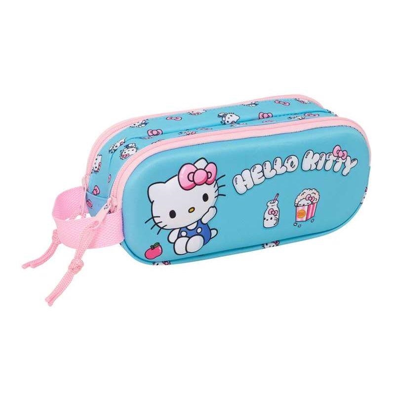 PORTATOT DOBLE SAFTA HELLO KITTY 3D | 8412688634675 | 822602512 | Llibreria La Gralla | Llibreria online de Granollers