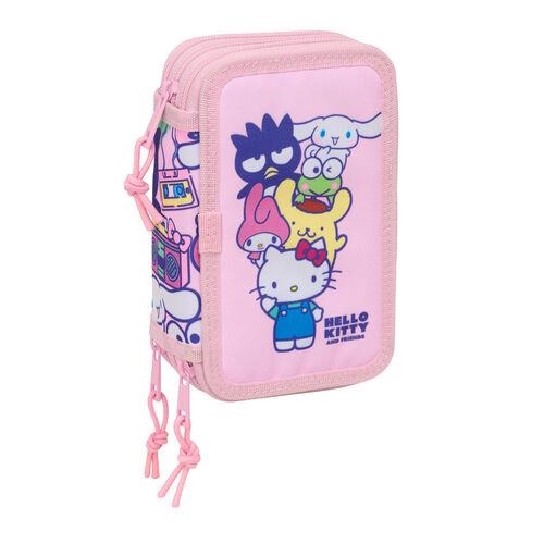 PLUMIER TRIPLE SAFTA HELLO KITTY & FRIENDS | 8412688632312 | 412696857 | Llibreria La Gralla | Llibreria online de Granollers