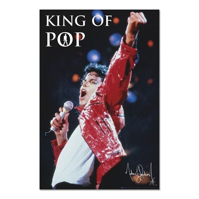 POSTER MICHAEL JACKSON KING OF POP | 8435747836285 | VVAA | Llibreria La Gralla | Librería online de Granollers