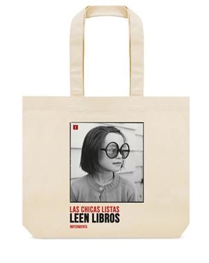 BOLSA DE TELA "LAS CHICAS LISTAS LEEN LIBROS" | 9788419581983 | , AA.VV | Llibreria La Gralla | Librería online de Granollers