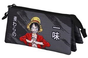 PORTATOT ONE PIECE TRIPLE NEGRE | 8445118094787 | PO9478 | Llibreria La Gralla | Librería online de Granollers