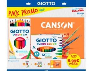 PACK DIBUIX GIOTTO PROMO COLORS RETOLADORS LAMINES | 8000825070716 | F51750000 | Llibreria La Gralla | Llibreria online de Granollers