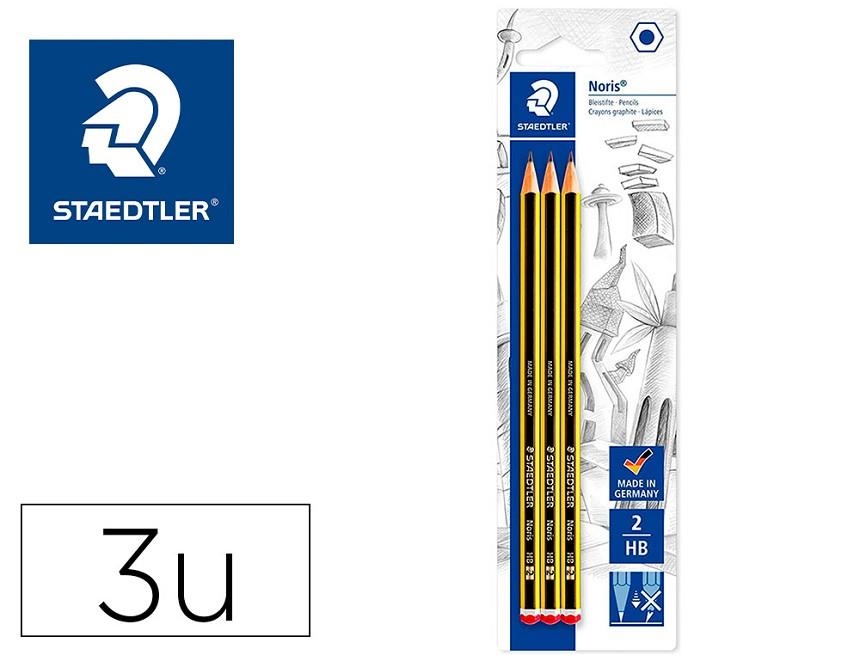 PACK LLAPIS NORIS Nº 2 -HB- 3 UNITATS | 4007817120316 | 120-2BK3DA | Llibreria La Gralla | Llibreria online de Granollers