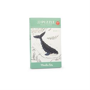 PUZZLE 3D BALENA BLAVA | 3575677191940 | MOULIN ROTY | Llibreria La Gralla | Llibreria online de Granollers