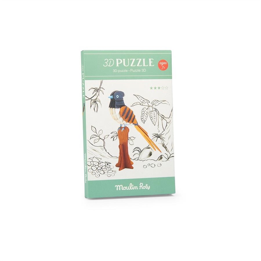PUZZLE 3D PAPAMOSQUES DEL PARADÍS INDI | 3575677191988 | MOLUIN ROTY | Llibreria La Gralla | Librería online de Granollers
