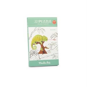 PUZZLE 3D CAMALEO | 3575677191957 | MOULIN ROTY | Llibreria La Gralla | Llibreria online de Granollers