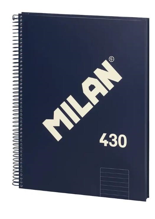 LLIBRETA MILAN 430 RATLLES A4 80 F 95 GR BLAU | 8411574106234 | 57142E80B | Llibreria La Gralla | Librería online de Granollers