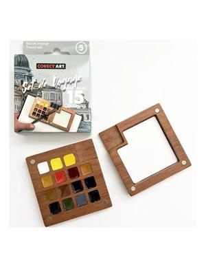 MINI CAIXA AQUAREL·LA DALBE VIATGE 15 COLORS | 3395800018025 | 431675500 | Llibreria La Gralla | Librería online de Granollers