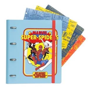 CARPEBLOC SPIDERMAN 4 ANELLES ERIK | 8435747831792 | C4AP006 | Llibreria La Gralla | Llibreria online de Granollers