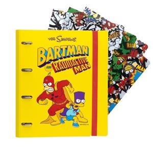 CARPEBLOC SIMPSONS 4 ANELLES ERIK | 8435747822905 | C4AP004 | Llibreria La Gralla | Llibreria online de Granollers