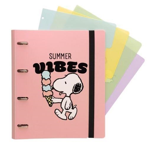 CARPEBLOC GRUPO ERIC 4 ANELLES SNOOPY | 8435747822899 | C4AP003 | Llibreria La Gralla | Llibreria online de Granollers