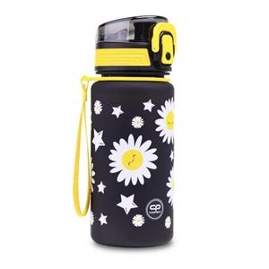 AMPOLLA PLASTIC COOLPACK BRISK 400ML DAISY BLACK | 5903686390401 | Z17817 | Llibreria La Gralla | Librería online de Granollers