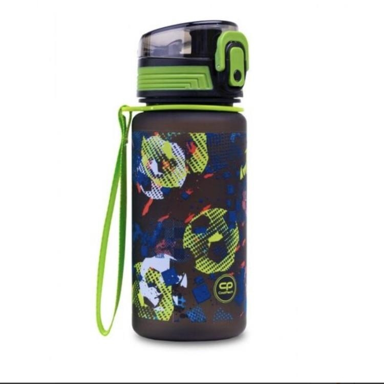 AMPOLLA PLASTIC COOLPACK BRISK 400ML FOOTBALL BLUE | 5903686388989 | Z17336 | Llibreria La Gralla | Librería online de Granollers