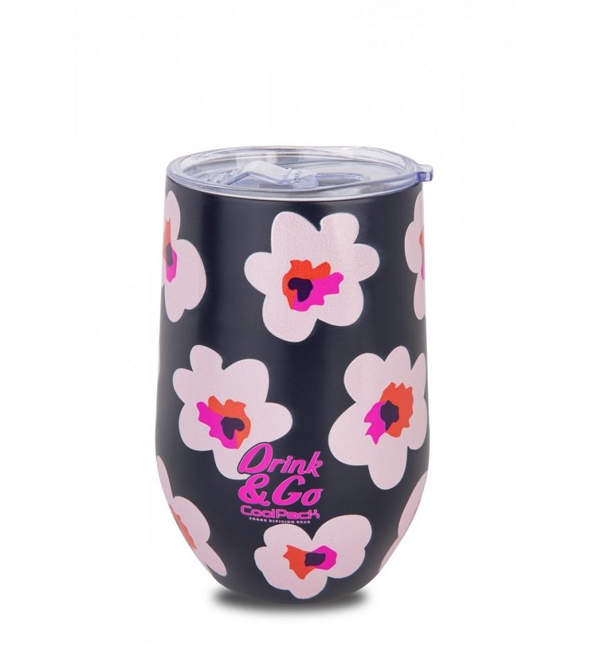 TASSA TERMICA COOLPACK 500ML FLORES NINA | 5903686395222 | Z27915 | Llibreria La Gralla | Librería online de Granollers
